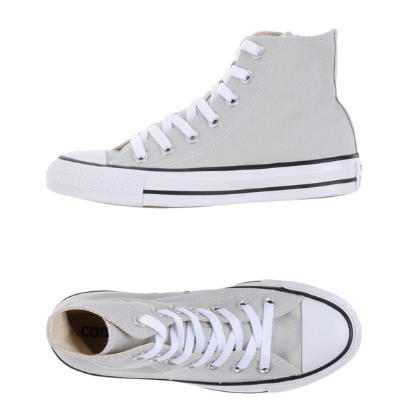 light gray converse high tops
